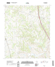 US Topo 7.5-minute map for Dew TX