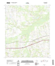 US Topo 7.5-minute map for Dike TX