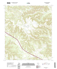 US Topo 7.5-minute map for Divide Country TX