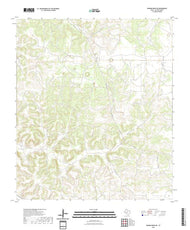 US Topo 7.5-minute map for Dunbar Draw NE TX