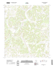 US Topo 7.5-minute map for Dunbar Draw NW TX