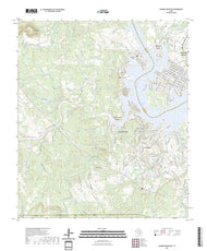 US Topo 7.5-minute map for Dunman Mountain TX