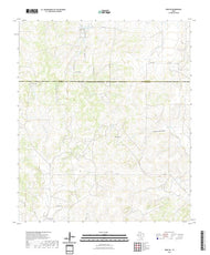 US Topo 7.5-minute map for Eden SW TX