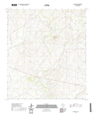 US Topo 7.5-minute map for Elm Mountain TX