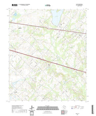 US Topo 7.5-minute map for Elmo TX