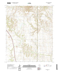 US Topo 7.5-minute map for Estelline NW TX