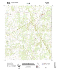 US Topo 7.5-minute map for Evant TX