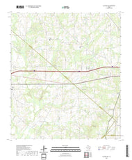 US Topo 7.5-minute map for Flatonia NW TX