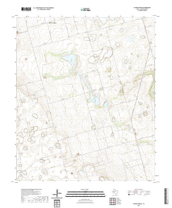 US Topo 7.5-minute map for Flower Grove TX