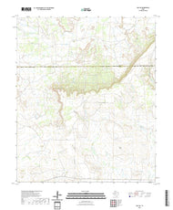 US Topo 7.5-minute map for Gail NE TX