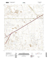 US Topo 7.5-minute map for Germania TX