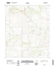 US Topo 7.5-minute map for Ginsite TX