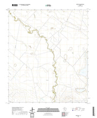 US Topo 7.5-minute map for Girvin NW TX