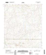 US Topo 7.5-minute map for Gunsight Draw TX