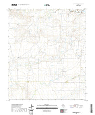 US Topo 7.5-minute map for Gunsight Draw SE TX