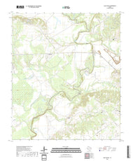 US Topo 7.5-minute map for Halls Bluff TX