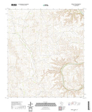 US Topo 7.5-minute map for Harkell Canyon TX