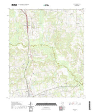 US Topo 7.5-minute map for Harvard TX