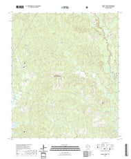US Topo 7.5-minute map for Harvey Creek TX