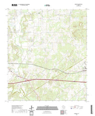 US Topo 7.5-minute map for Harwood TX