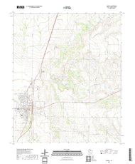 US Topo 7.5-minute map for Haskell TX