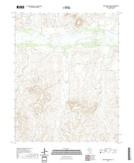 US Topo 7.5-minute map for Horse Creek North TX