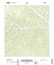 US Topo 7.5-minute map for Hunt TX