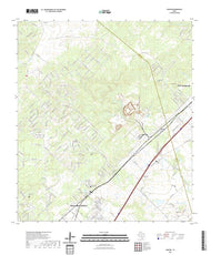 US Topo 7.5-minute map for Hunter TX