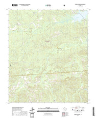 US Topo 7.5-minute map for Hurricane Creek TX
