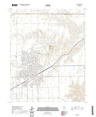 US Topo 7.5-minute map for Pampa TX
