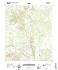US Topo 7.5-minute map for Peacock TX
