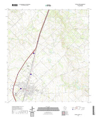 US Topo 7.5-minute map for Pearsall North TX