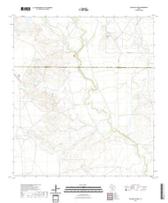 US Topo 7.5-minute map for Peloncillo Peak TX