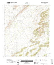 US Topo 7.5-minute map for Pena Blanca Mountains TX