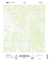 US Topo 7.5-minute map for Pertle Creek TX