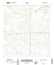 US Topo 7.5-minute map for Piedra Creek SE TX