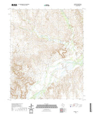 US Topo 7.5-minute map for Plemons TX