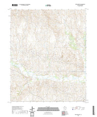 US Topo 7.5-minute map for Pond Creek NW TX