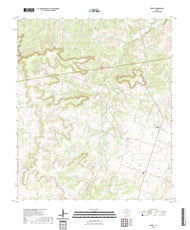 US Topo 7.5-minute map for Priddy TX