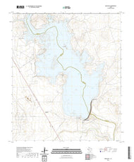 US Topo 7.5-minute map for Red Bluff TX