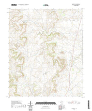 US Topo 7.5-minute map for Round Hill TX
