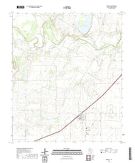 US Topo 7.5-minute map for Rowena TX