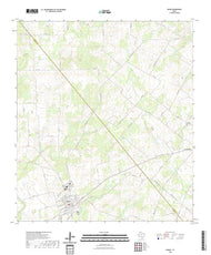 US Topo 7.5-minute map for Runge TX