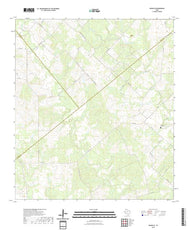 US Topo 7.5-minute map for Runge SE TX