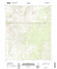 US Topo 7.5-minute map for Sanders Hollow TX