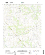 US Topo 7.5-minute map for Saspamco SE TX
