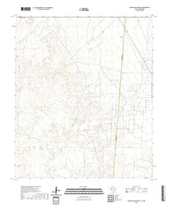 US Topo 7.5-minute map for Screw Bean Draw NE TXNM