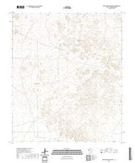US Topo 7.5-minute map for Screw Bean Draw West TX