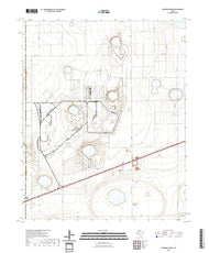 US Topo 7.5-minute map for Sevenmile Basin TX