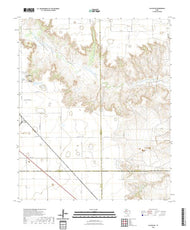 US Topo 7.5-minute map for Slaton NE TX